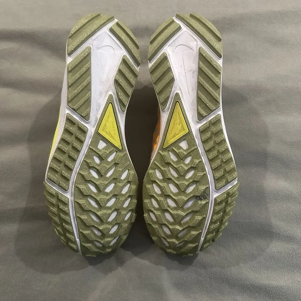 Nike React Pegasus Trail 4 Sneakers Light Iron Ore Volt Hiking Run DJ6158-002